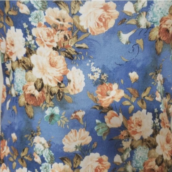 🦋 2 for $20 - Vintage Puff Sleeve Side Sleeve Floral Dress- S - Picture 6 of 12